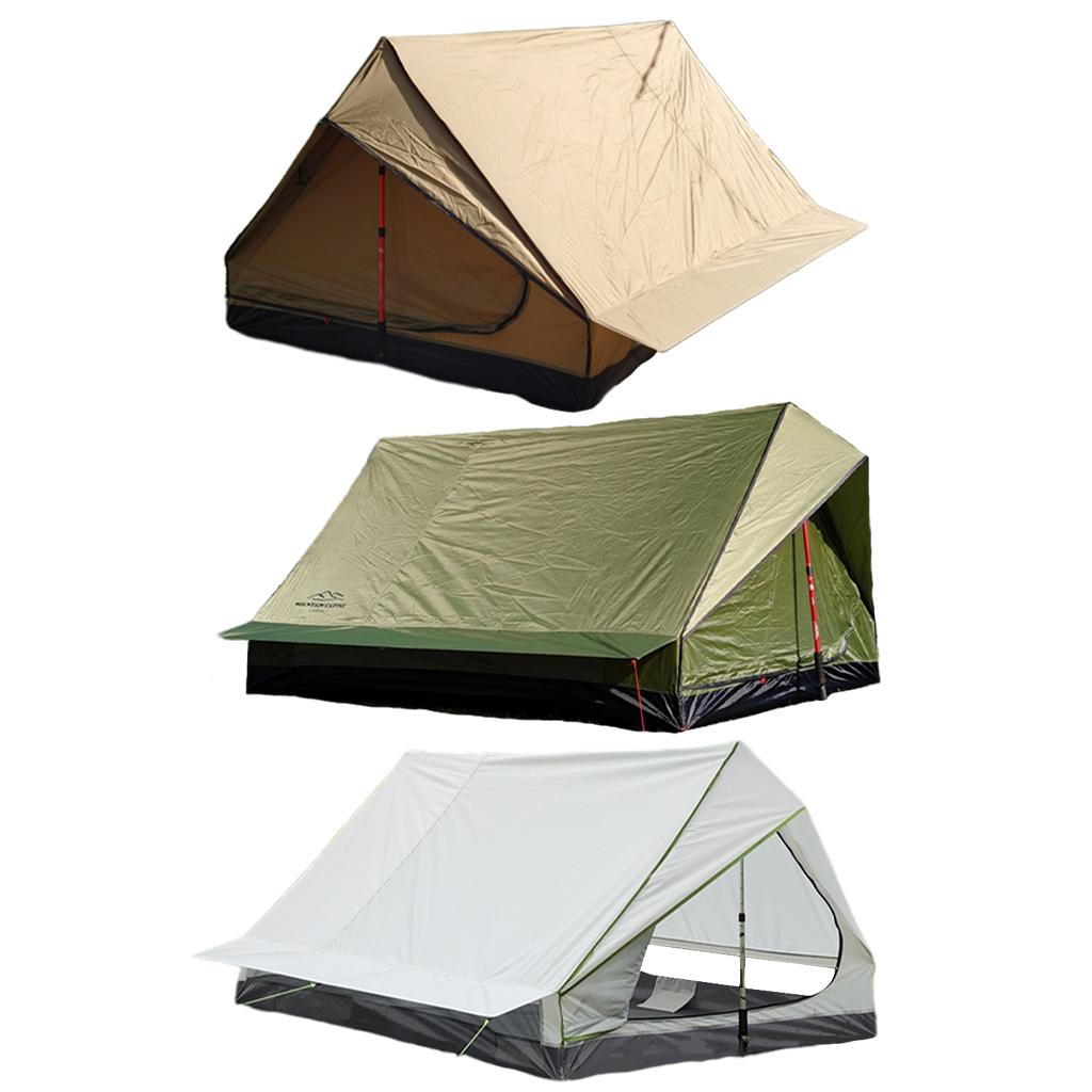 Cheap Goat Tents Ultralight 2 Person Backpacking Tent,  Tent for (Not Include Poles), Easy Setup Outdoor Camping Tent for Hiking Mountaineering   
